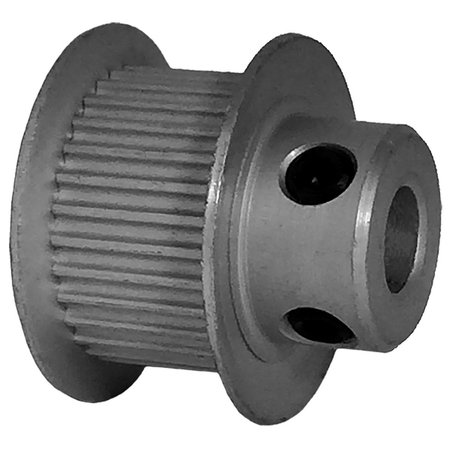 B B MANUFACTURING 30-2P09-6FA3, Timing Pulley, Aluminum, Clear Anodized,  30-2P09-6FA3